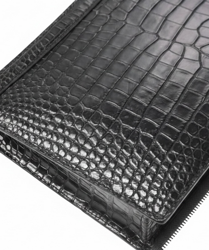 CROC BELLY CLUTCH