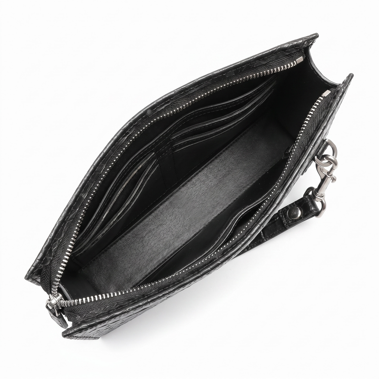 CROC BELLY CLUTCH