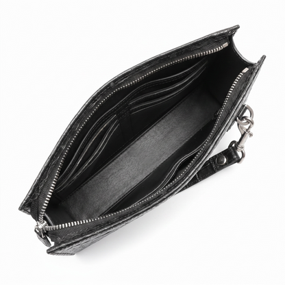CROC BELLY CLUTCH