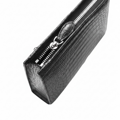CROC BELLY CLUTCH